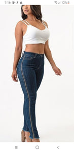 "Side Zipper" Jeans
