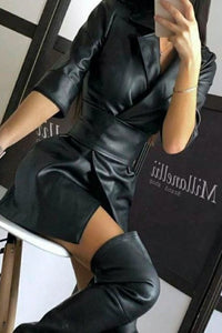 Leather Blazer/Dress